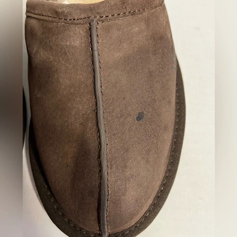 UGG Men's Scuff Suede‎ Slipper in Brown Suede Mens Size 8